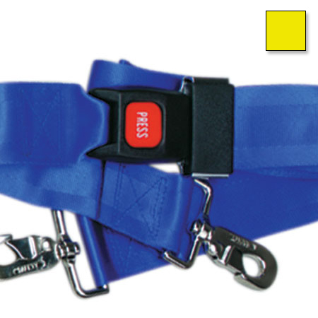 Metal Push Button Buckle Two Piece w/Swivel Speed Clip Strap
