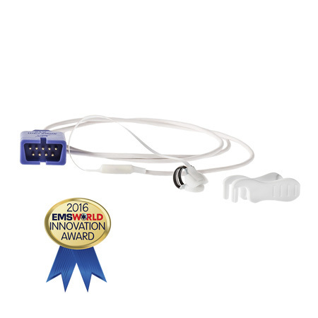 Philips Nasal Alar SpO2 Sensor by Curaplex®, Pediatric/Adult, Disposable, Nasal Alar, Clip, 3.25ft