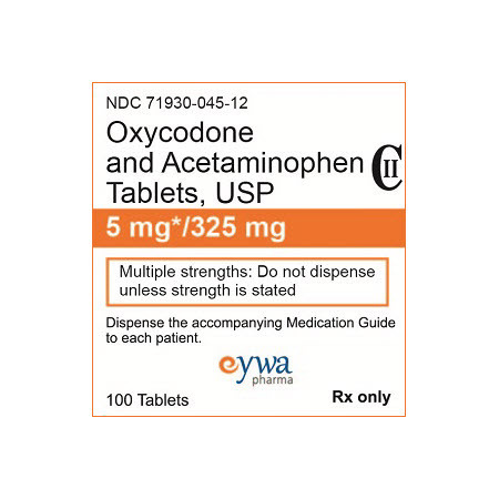 Oxycodone and Acetaminophen, 5mg/325mg, Tablets