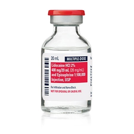 Lidocaine HCL 2% and Epinephrine Injection