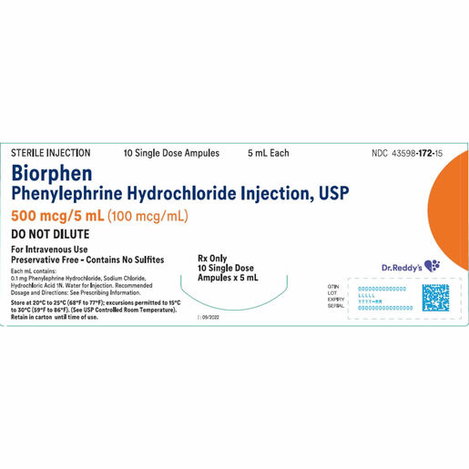 Biorphen, 100mcg/mL, 5mL Ampule