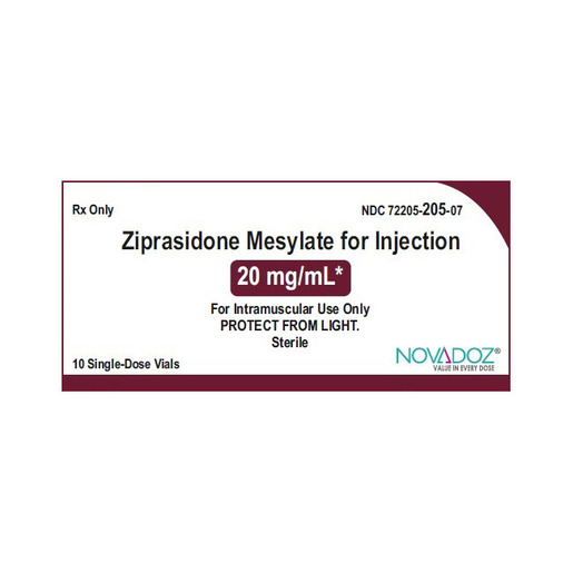 Ziprasidone Powder, 20mg/mL, Vial