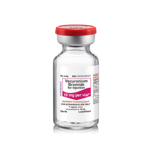 Vecuronium Bromide, 10mg, Vial