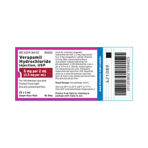 Verapamil, 5mg/2mL, Vial