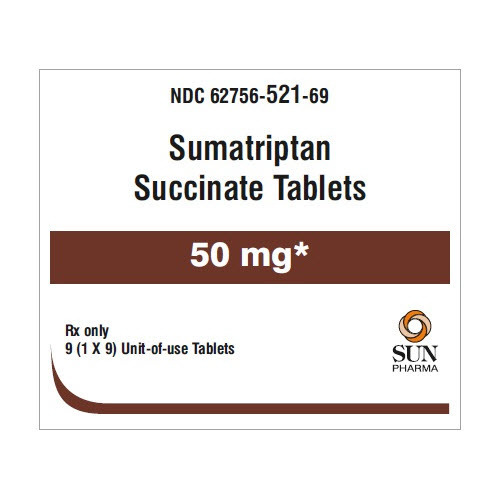 Sumatriptan Succinate Tablets, 50mg