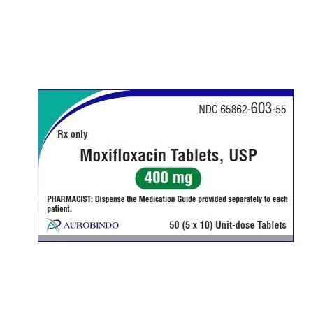 Moxifloxacin, 400mg, Tablet