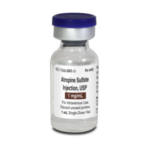 Atropine, 1mg/mL, Vial