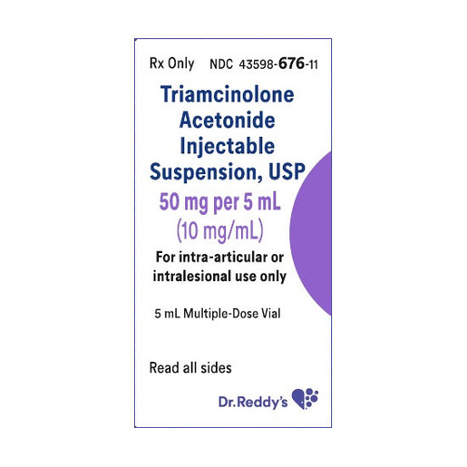 Triamcinolone Acetonide, 50mg/5mL, Vial