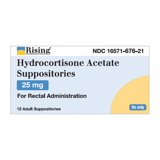 Hydrocortisone Suppository, 25mg