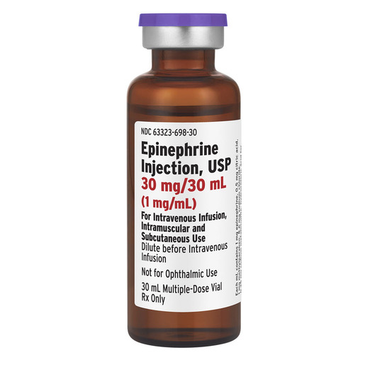 Epinephrine 1:1000, 30mg/30mL, Vial