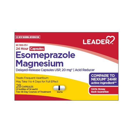 Esomeprazole Magnesium, 20mg, 24-Hour Delayed-Release Capsule