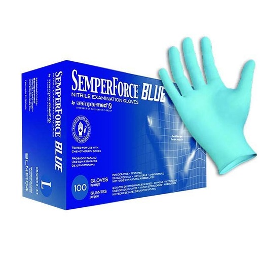 SemperForce® Blue Nitrile Gloves
