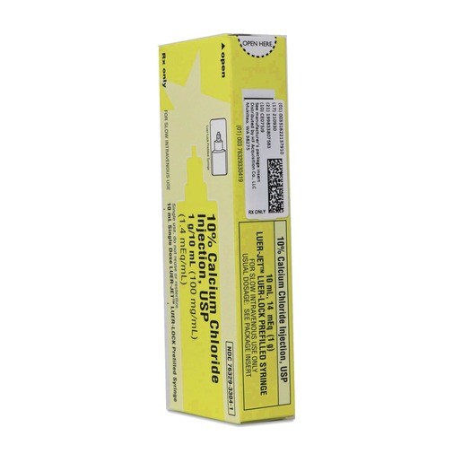 Calcium Chloride, 100mg/mL, 10mL Luer-Jet™ Prefilled Syringe
