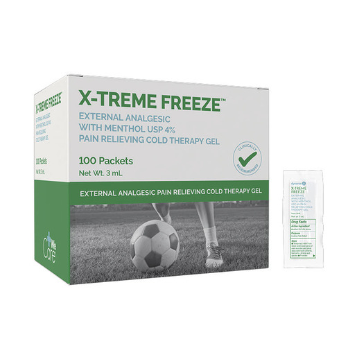 X-Treme Freeze Pain Relieving Cold Therapy Gel, 3mL Packets