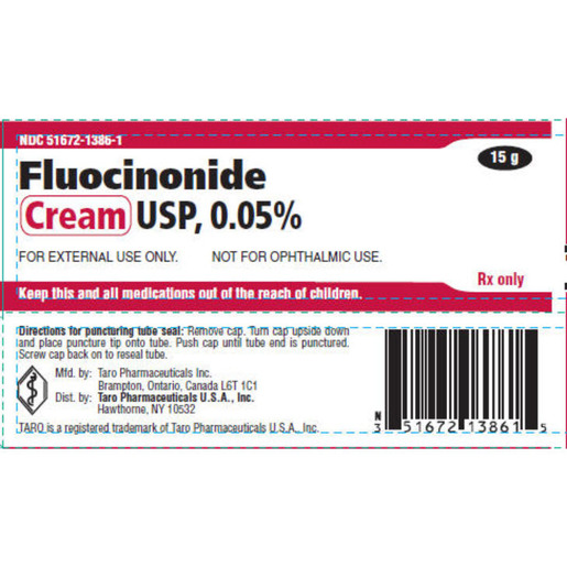 Fluocinonide Cream 0.05%, 15g Tube