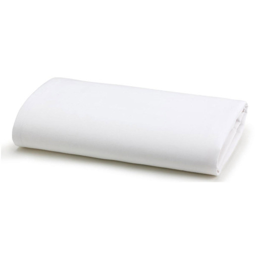 Medline Fitted Sheet, Elastic Ends, Muslin, 80in x 36in, White