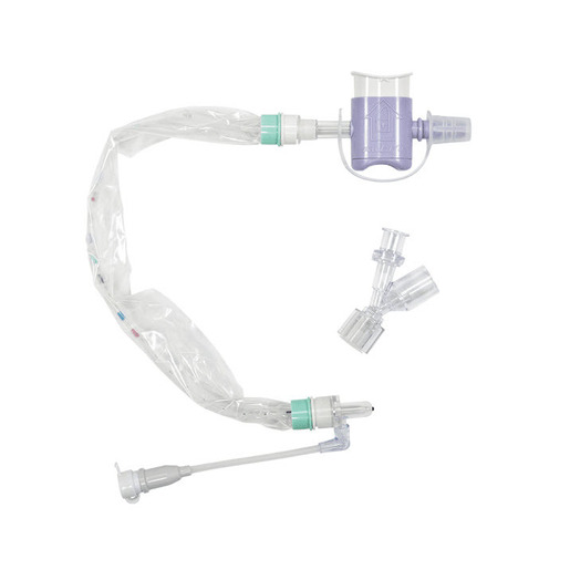 Closed Suction Catheter with Y-Adapter for use with Verso Airway Access Adapters, 14FR