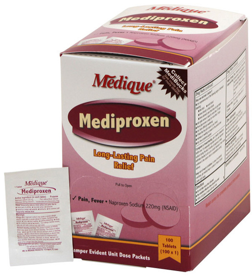 Mediproxen Tablets, 220mg, 100 Tablets