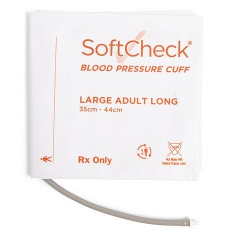 SoftCheck® Disposable Blood Pressure Cuffs with Single Tube Bayonet Connector