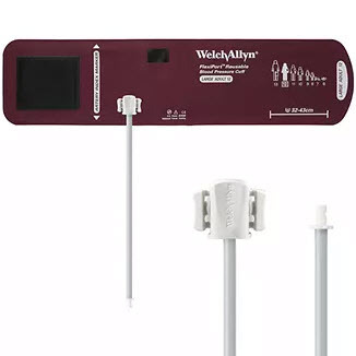 FlexiPort™ Reusable Blood Pressure Cuffs with Single Tube Male Bayonet Connector
