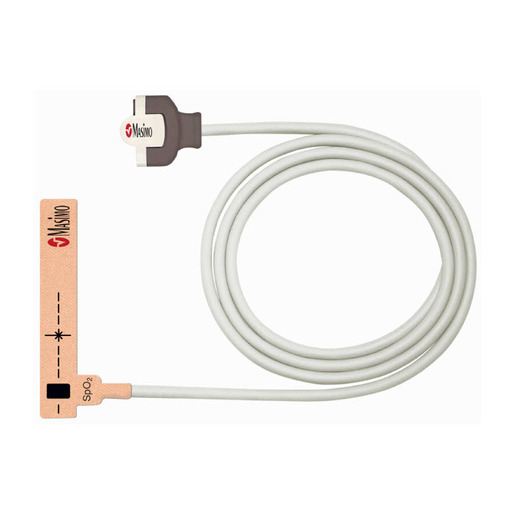 Masimo® M-LNCS Sensor, Infant, Disposable, Finger, Adhesive Wrap-around, 3ft