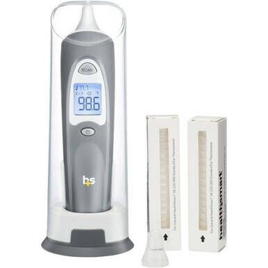 HealthSmart Instant Read Infrared Ear Thermometer with 30 Lens Covers