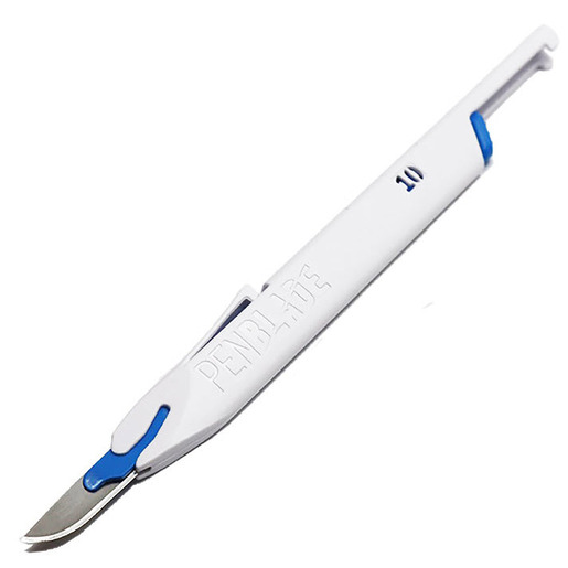 PenBlade Retractable Safety Scalpel, Size 10, Blue