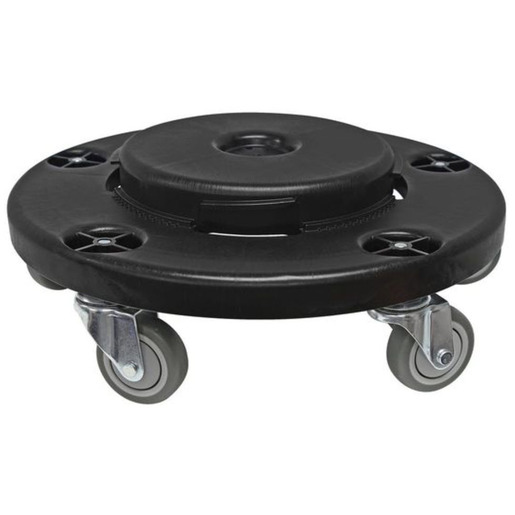 *DS ONLY* Crusader Quiet Dolly, 1,000lbs Load Capacity, 5 Swivel Casters, Black