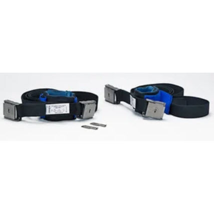 Posey Twice-As-Tough Cuffs, Double Lock, Blue