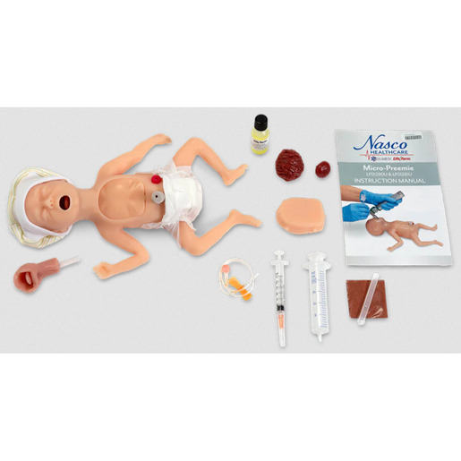 Nasco Life/form® Micro-Preemie Simulator, Light Skin
