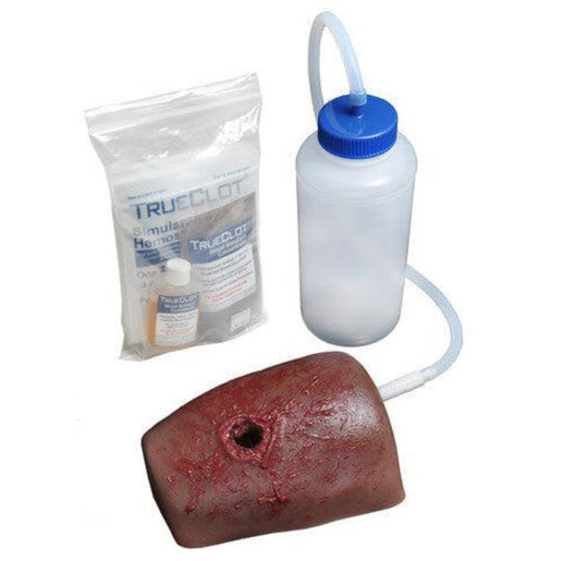 TrueClot® Task Trainer, Large Caliber Gun Shot Wound with Bone Insert