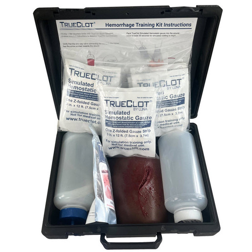 TrueClot® Hemorrhage Control Training Kits with Gauze, Laceration
