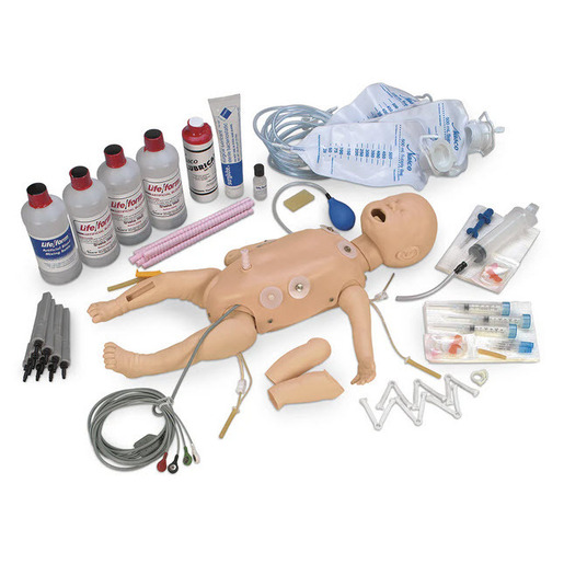 Life/form® Deluxe Complete Infant CRiSis Manikin, Light Skin