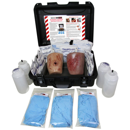 Bleeding Control Instructors Kit, Gun Shot Wound/Knife Wound, Light/Dark Skin