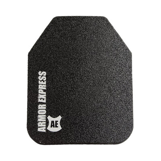 Triton (Steel) Level III SA Single Curve Rifle Plate, Shooter's Cut, 10in x 12in