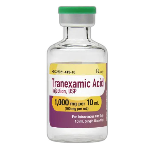 Tranexamic Acid, 1000mg/10mL, Vial