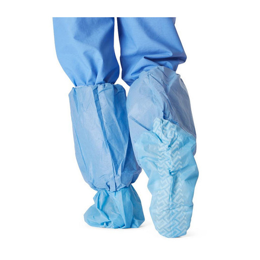 Non-Skid Multi-Layer Poly Boot Covers, Blue, Regular/Large *Non-Returnable*