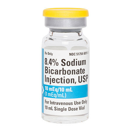 8.4% Sodium Bicarbonate Injection, 10mEq/10mL, Vial