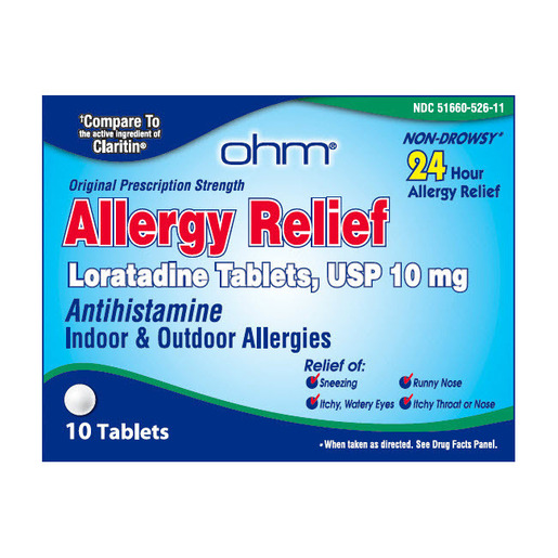 Loratadine, 10mg, Tablets