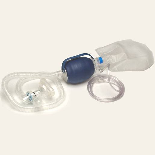 L770 Disposable Confined Space Manual Resuscitator BVM with Handle