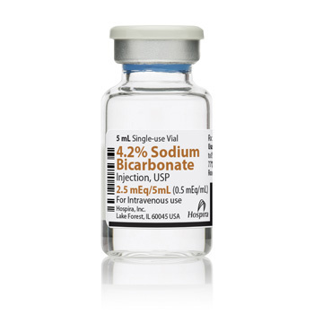 Sodium Bicarbonate 4.2%, 2.5mEq/5mL, 5mL Vial