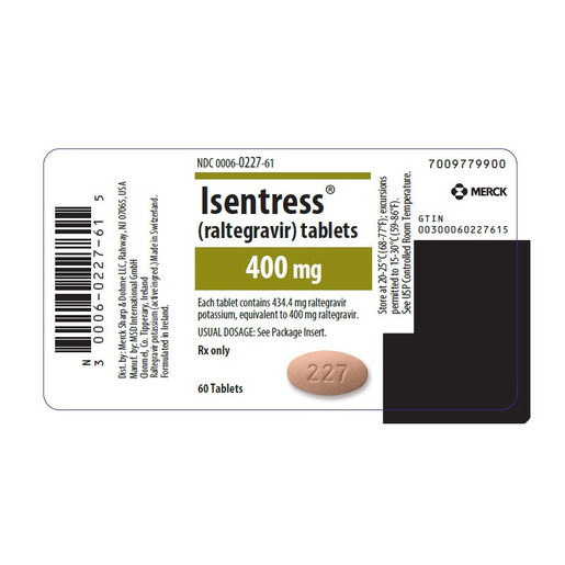 Isentress 400mg Tablet