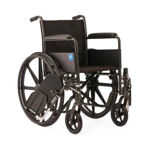 Guardian K1 Wheelchair with Full-Length Arms and Elevating Leg Rests