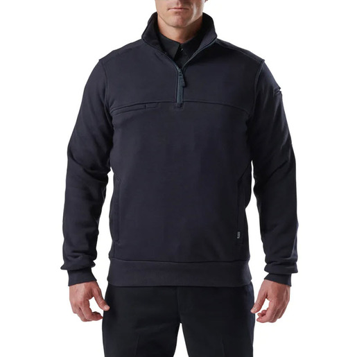 5.11® Men's 1/4 Zip Long Sleeve Job Shirt 2.0, Tall, Navy