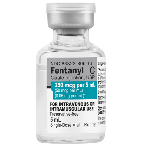 Fentanyl, 0.05mg/ml, 5ml Vial
