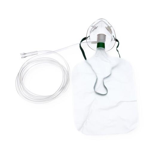 Nonrebreathing Oxygen Mask with Safety Vent, 7ft Tubing, Pediatric