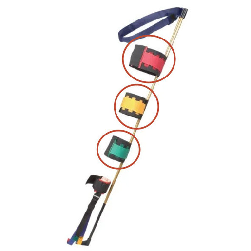 Replacement OTD Elastic Strap Set, Red/Yellow/Green