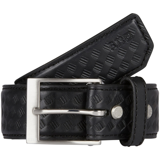 5.11 Men's Basketweave Leather Belts, Black