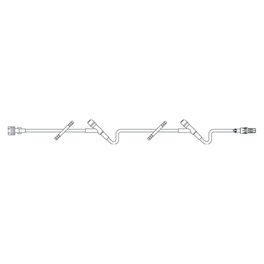 IV Extension Set, (2) Injection Sites, 42in