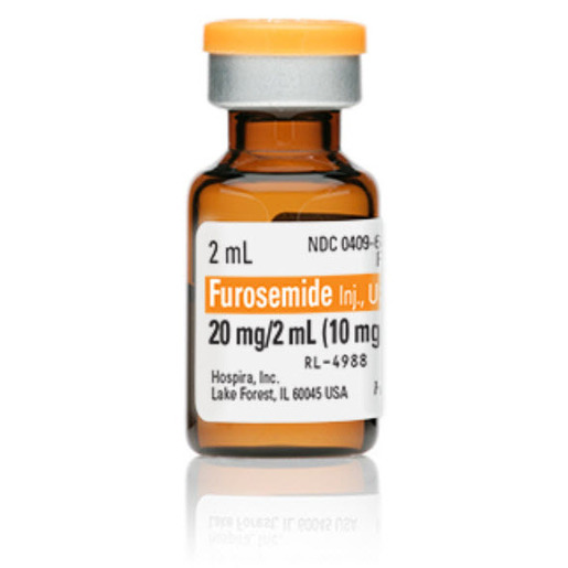 Furosemide, 10mg/mL, 2mL Vial